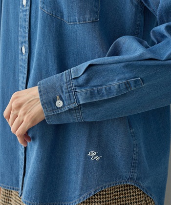 Petit Honfleur 襟付きデニムシャツ_subthumb_14