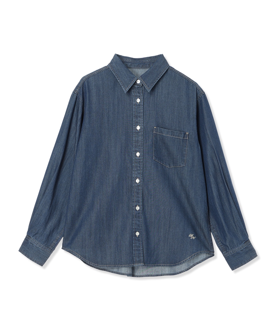 Petit Honfleur 襟付きデニムシャツ_sub_25