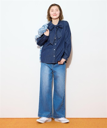 Petit Honfleur デニムボウタイブラウス_subthumb_13