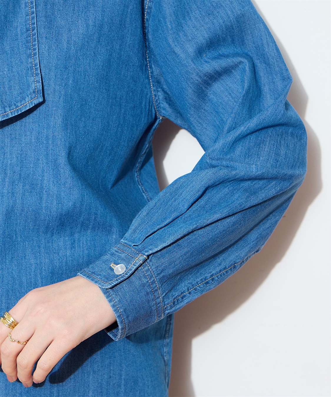 Petit Honfleur デニムボウタイブラウス_sub_19