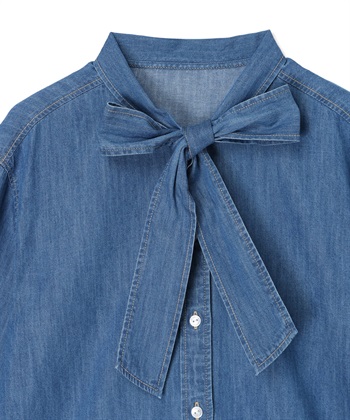 Petit Honfleur デニムボウタイブラウス_subthumb_23