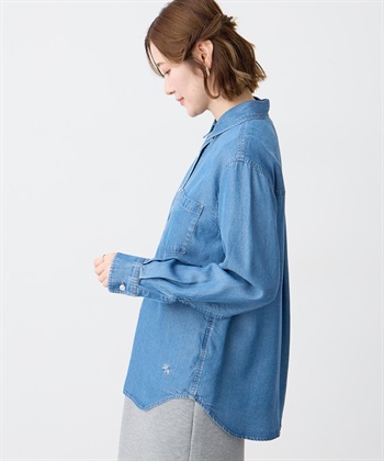 Petit Honfleur テンセルデニムシャツ_subthumb_3