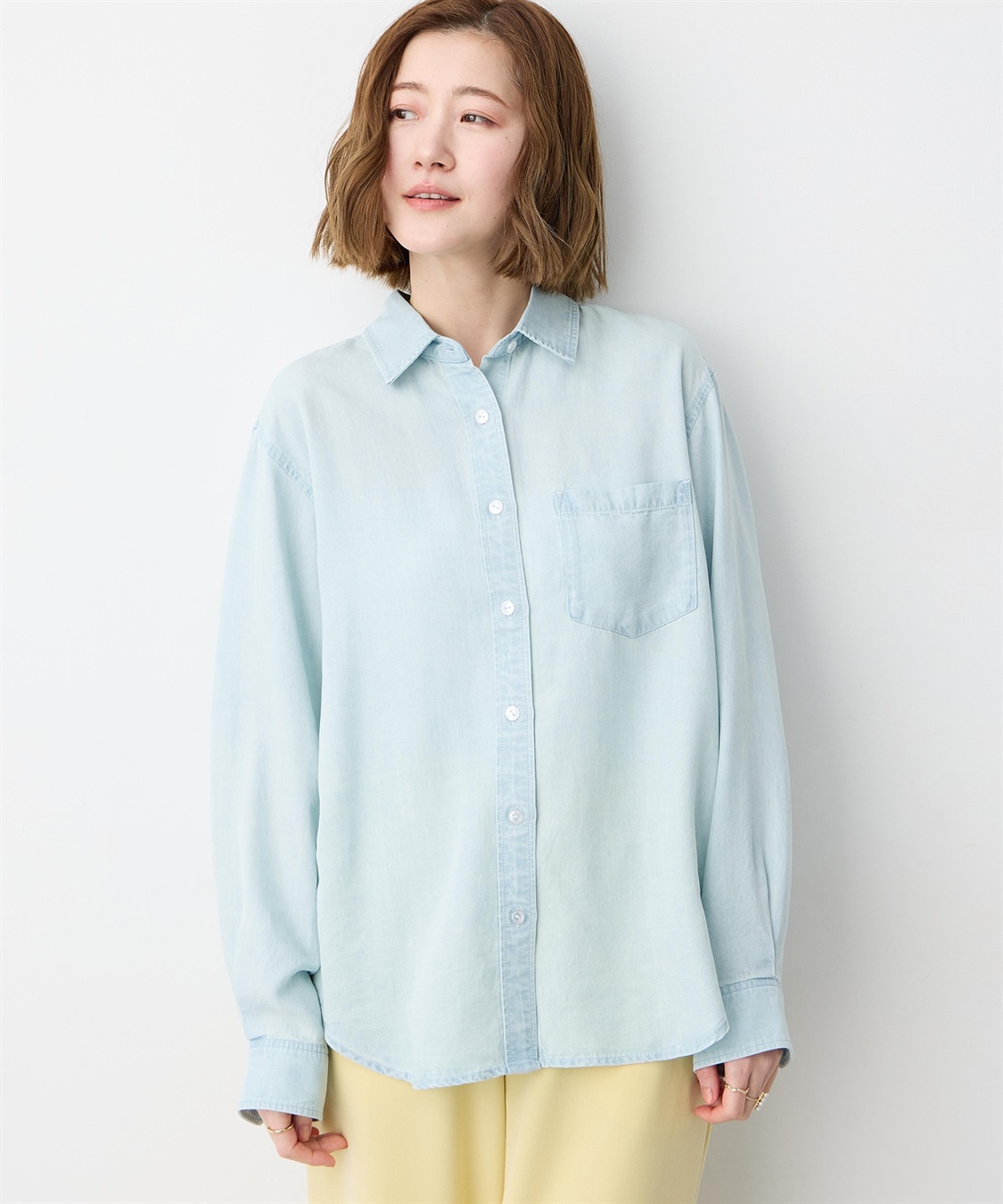 Petit Honfleur テンセルデニムシャツ_sub_5