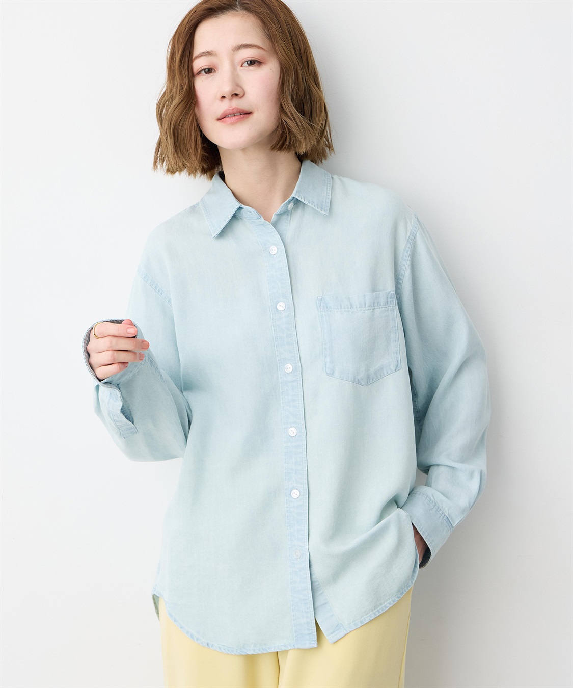 Petit Honfleur テンセルデニムシャツ_sub_6