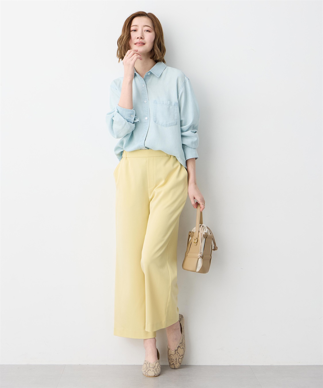 Petit Honfleur テンセルデニムシャツ_sub_11