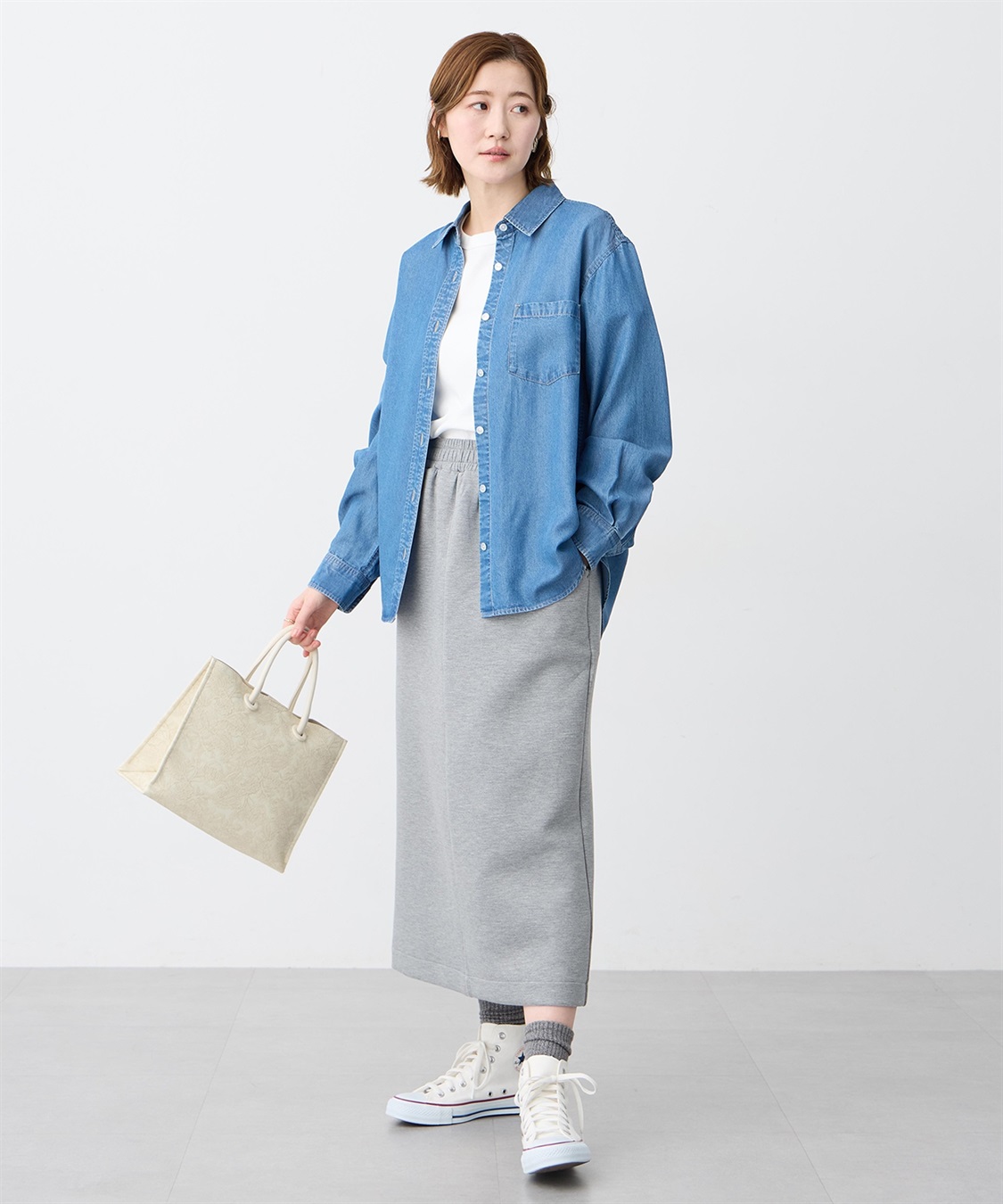 Petit Honfleur テンセルデニムシャツ_sub_16