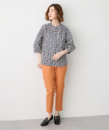 Petit Honfleur 【Liberty】リバティプリントスタンドカラーシャツ_subthumb_14