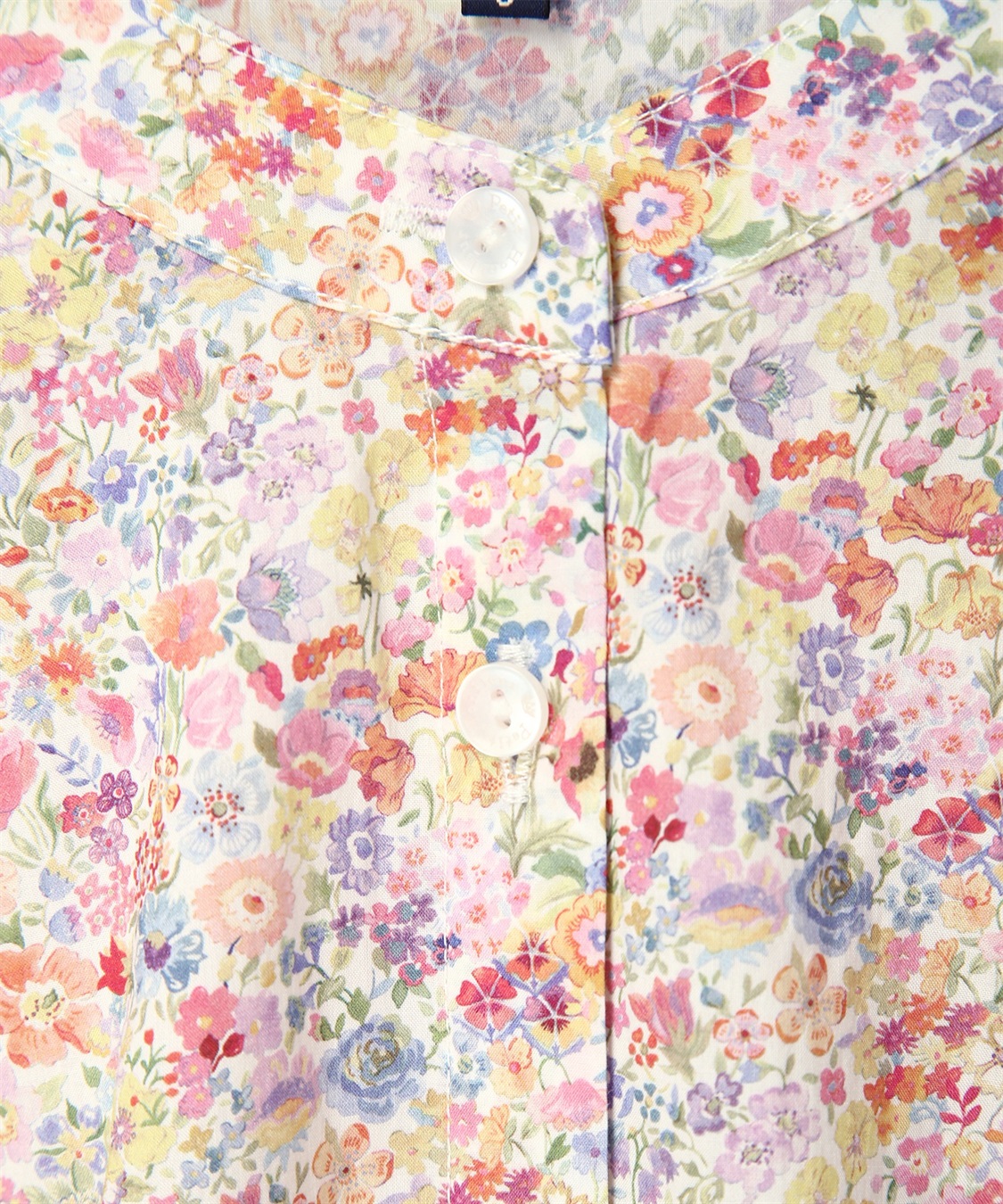 Petit Honfleur 【Liberty】リバティプリントスタンドカラーシャツ_sub_25