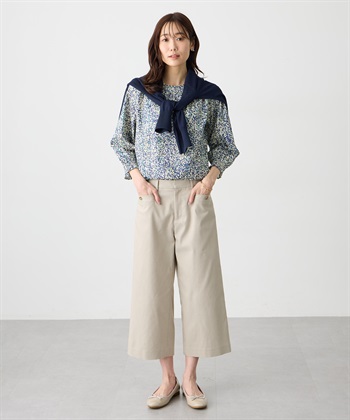 Petit Honfleur 【Liberty】リバティプリント衿フリルブラウス_subthumb_9