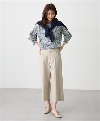 Petit Honfleur 【Liberty】リバティプリント衿フリルブラウス_subthumb_10