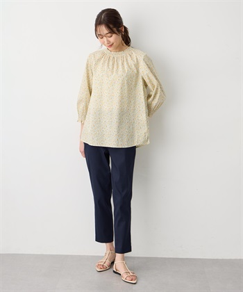 Petit Honfleur 【Liberty】リバティプリント衿フリルブラウス_subthumb_13