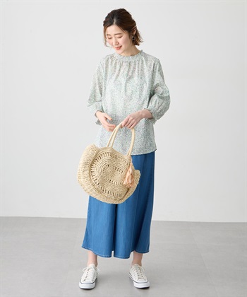 Petit Honfleur 【Liberty】リバティプリント衿フリルブラウス_subthumb_15