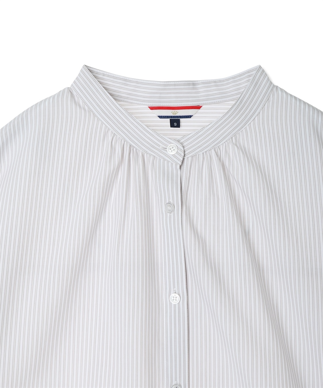 Petit Honfleur ストライプ袖刺しゅうブラウス_sub_14