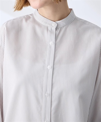 Petit Honfleur ストライプスカラップ刺しゅうブラウス_subthumb_10