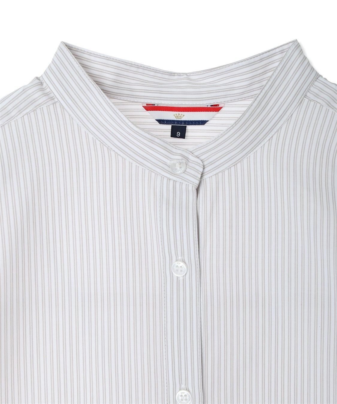 Petit Honfleur ストライプスカラップ刺しゅうブラウス_sub_15