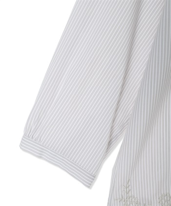 Petit Honfleur ストライプスカラップ刺しゅうブラウス_subthumb_16