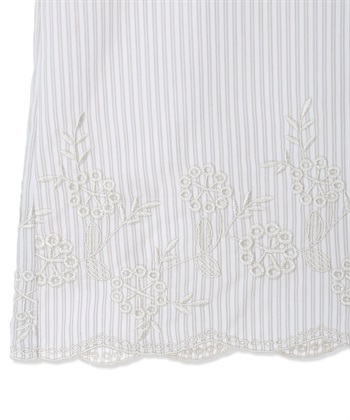 Petit Honfleur ストライプスカラップ刺しゅうブラウス_subthumb_17