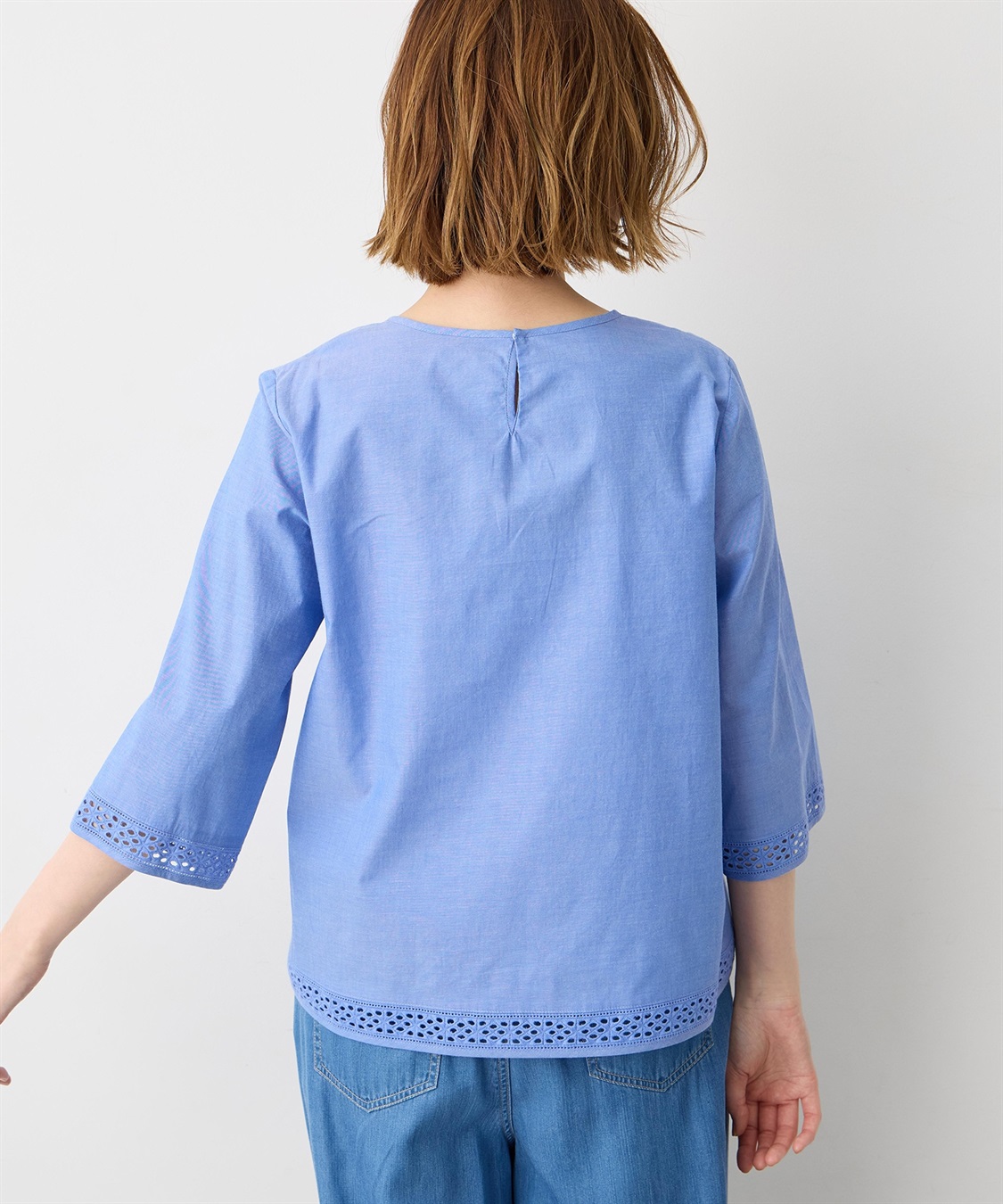 Petit Honfleur ピンタックブラウス_sub_3