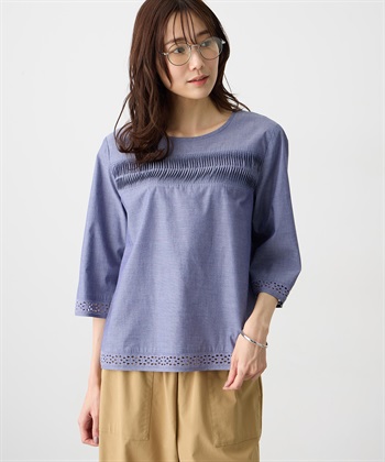 Petit Honfleur ピンタックブラウス_subthumb_4