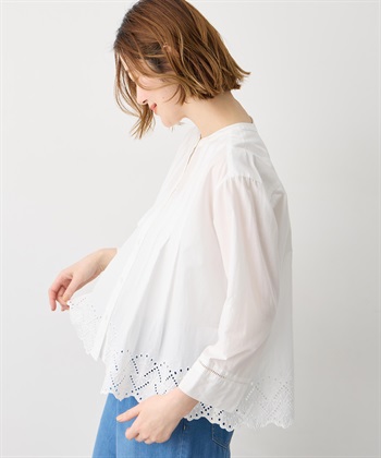 Petit Honfleur スカラップレースブラウス_subthumb_2