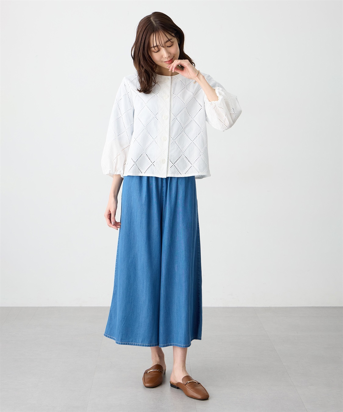 Petit Honfleur レースブラウスジャケット_sub_8