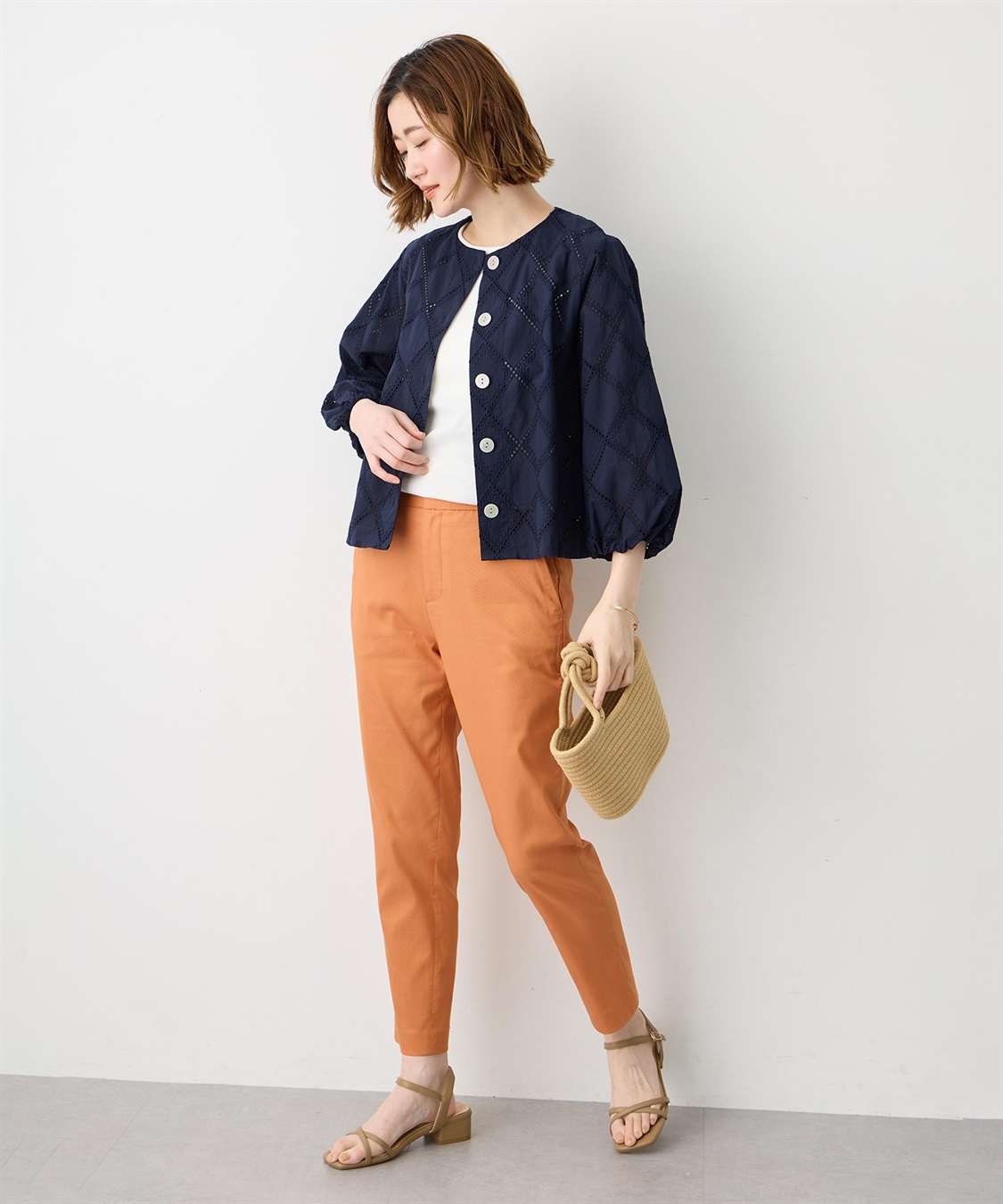 Petit Honfleur レースブラウスジャケット_sub_10