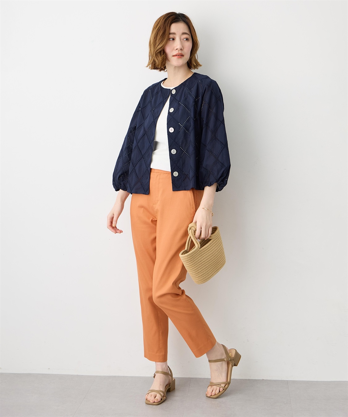 Petit Honfleur レースブラウスジャケット_sub_11