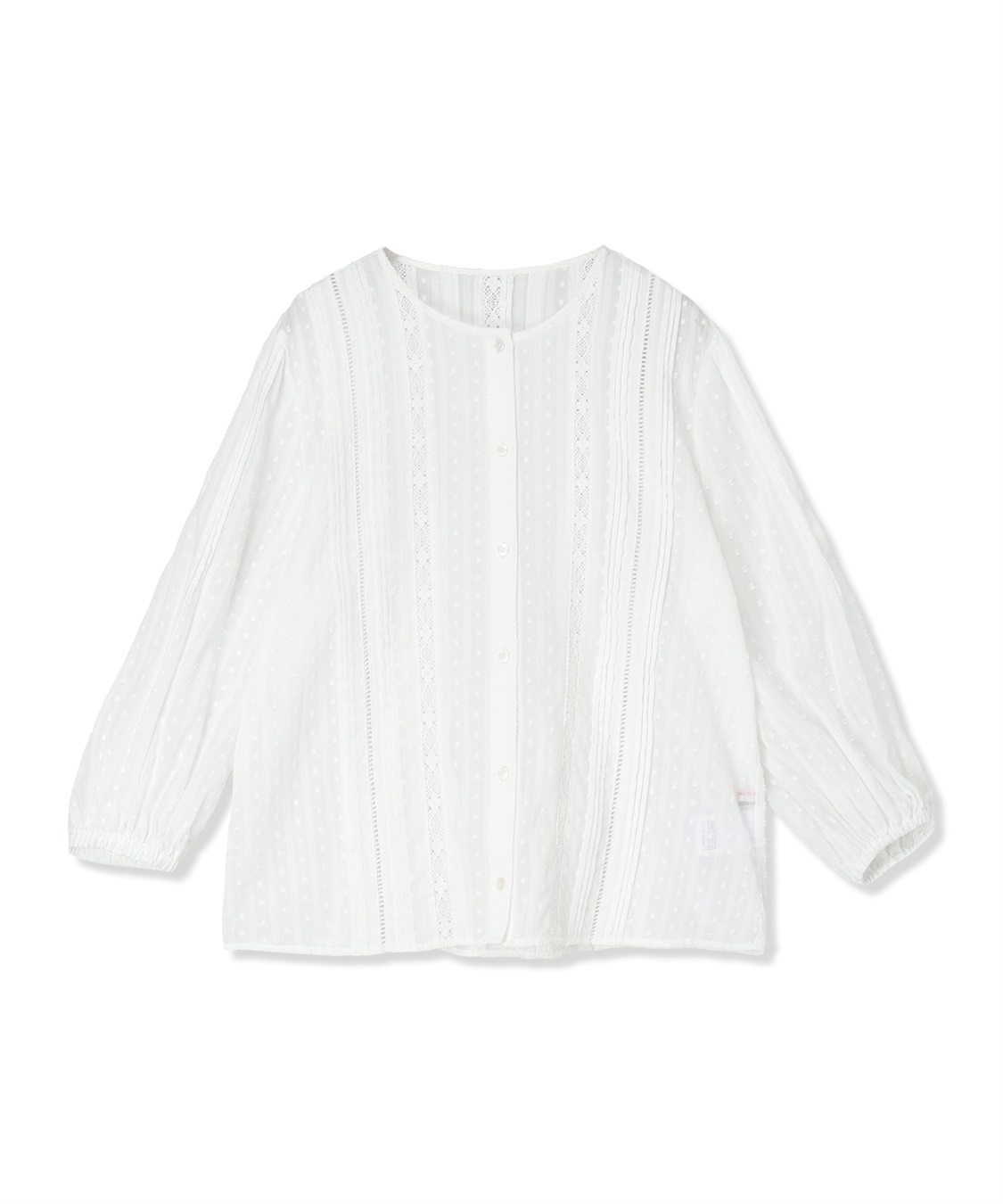 Petit Honfleur レースジャガードブラウス_sub_12