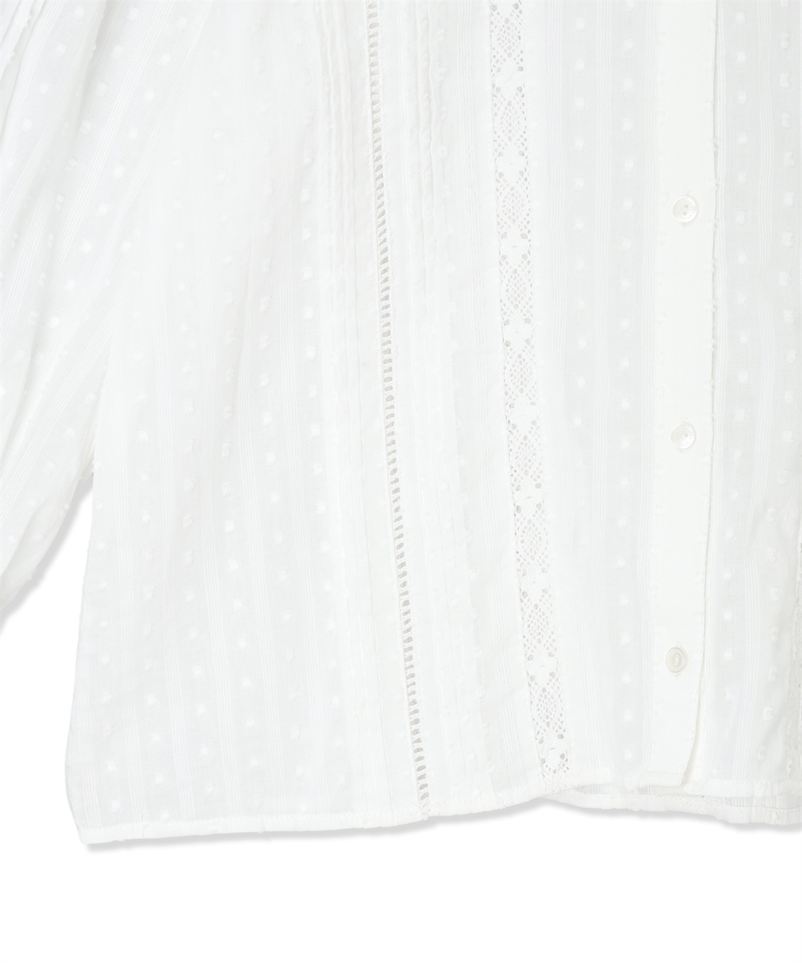 Petit Honfleur レースジャガードブラウス_sub_16