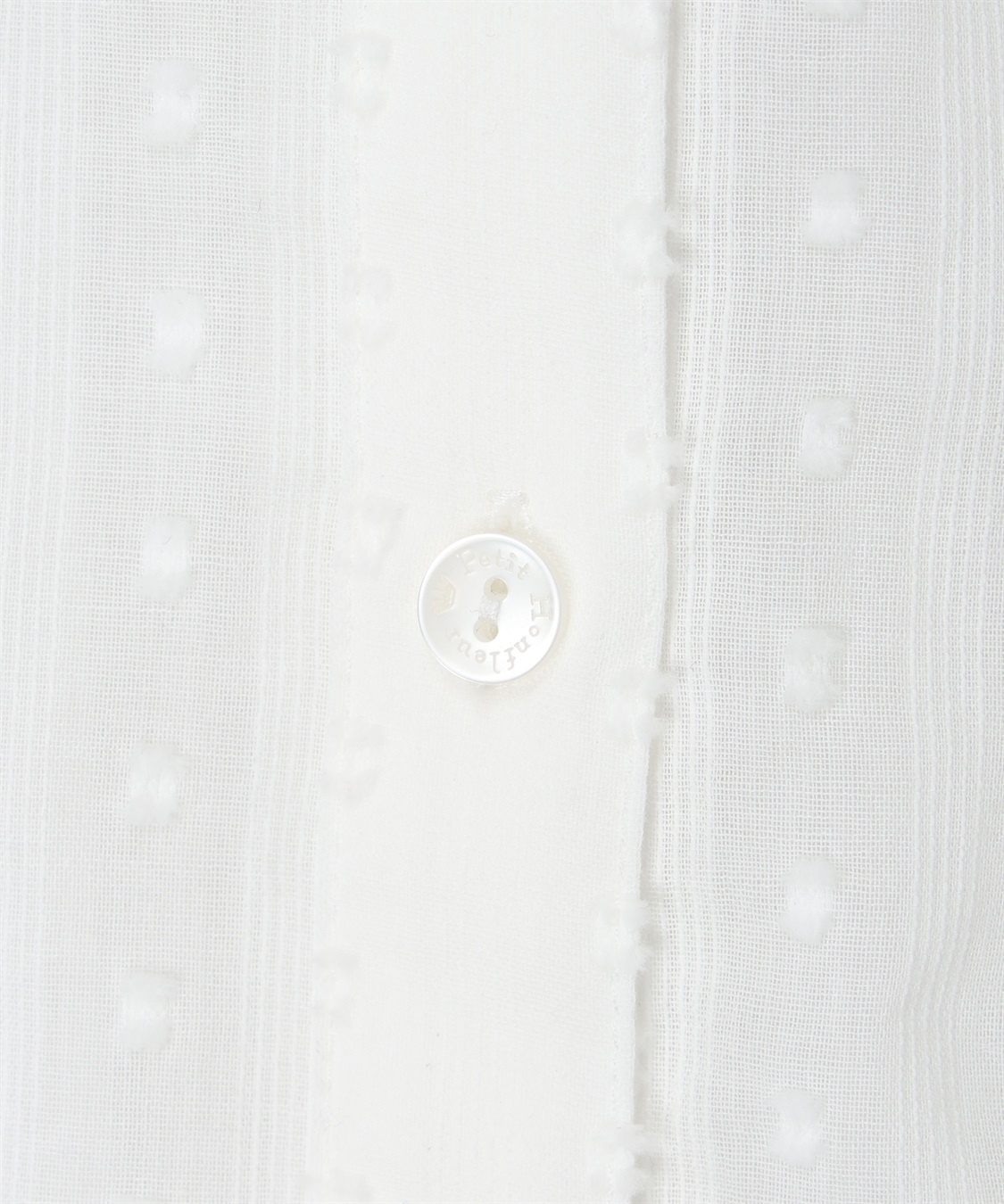 Petit Honfleur レースジャガードブラウス_sub_17