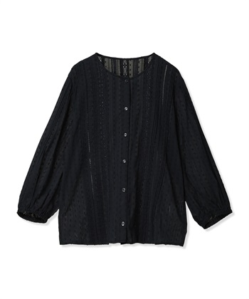 Petit Honfleur レースジャガードブラウス_subthumb_20