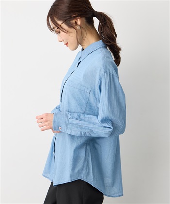 Petit Honfleur シアーデニムシャツ_subthumb_3