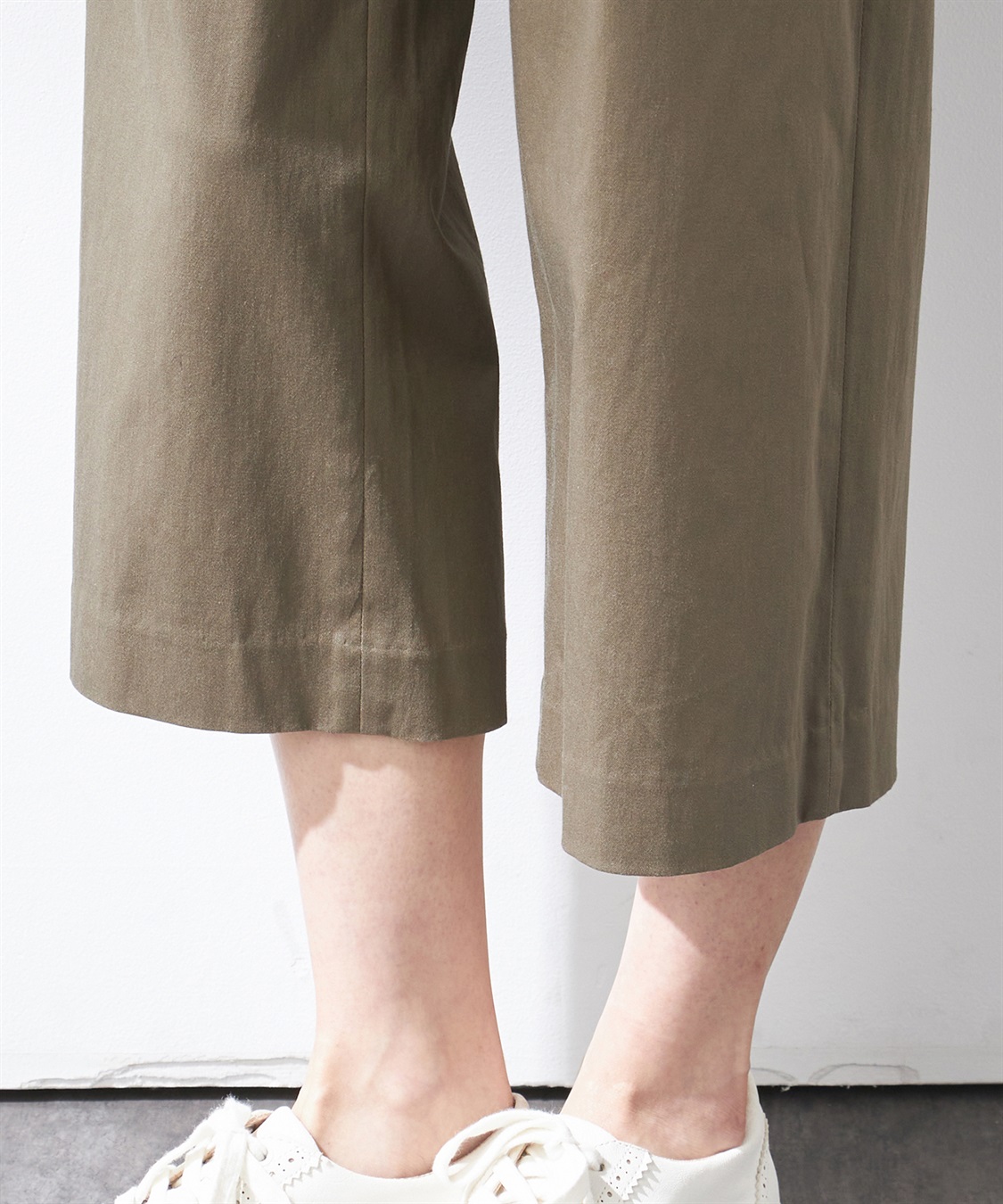 Petit Honfleur サテンストレッチワイドパンツ_sub_7