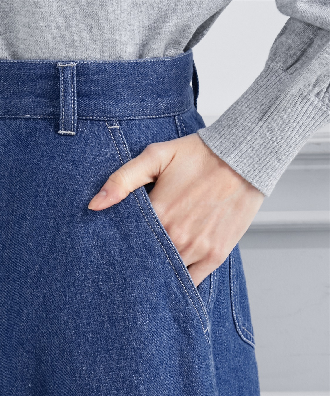 Petit Honfleur デニムスカート_sub_4