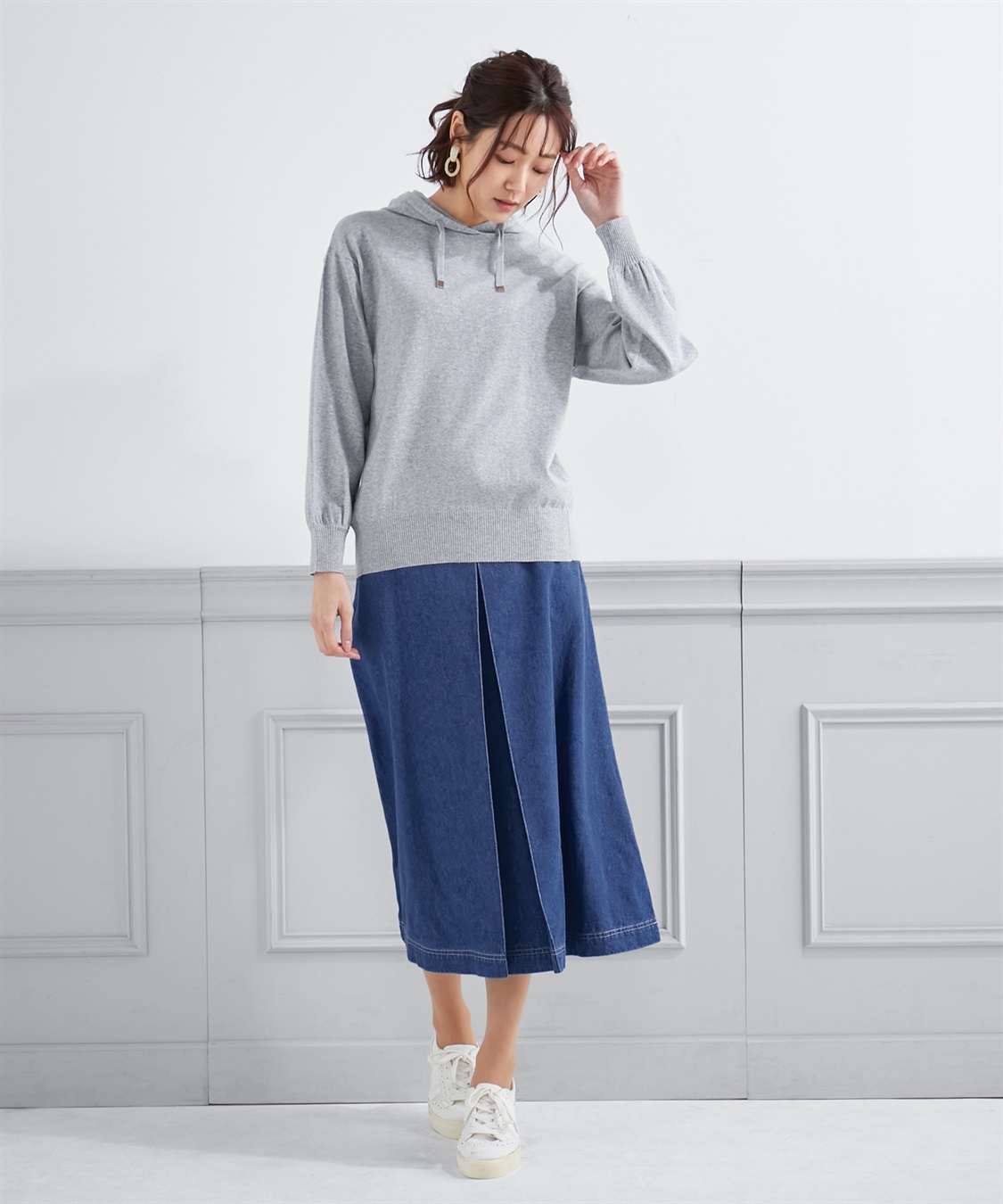 Petit Honfleur デニムスカート_sub_8