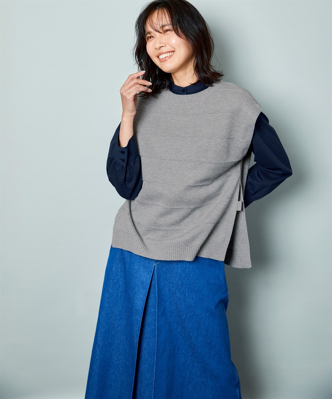 Petit Honfleur デニムスカート_sub_9