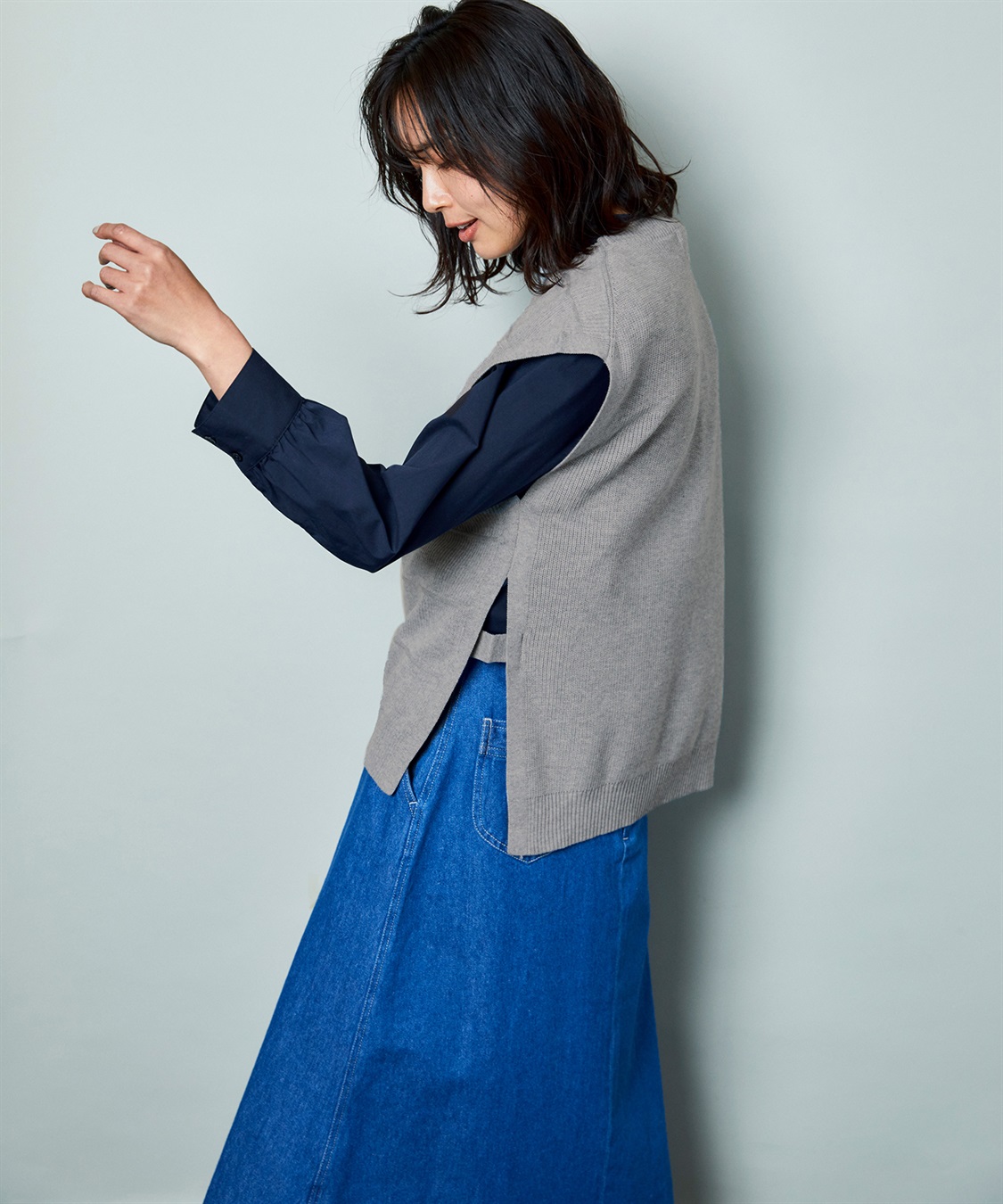 Petit Honfleur デニムスカート_sub_10