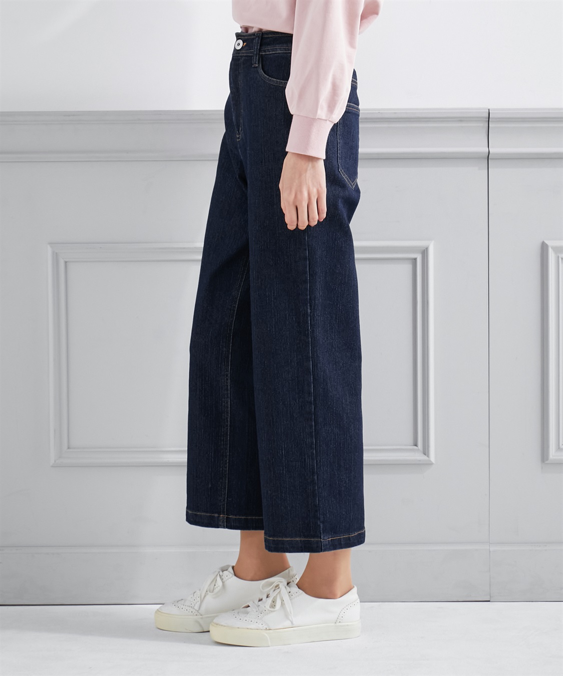 Petit Honfleur デニムワイドパンツ_sub_1