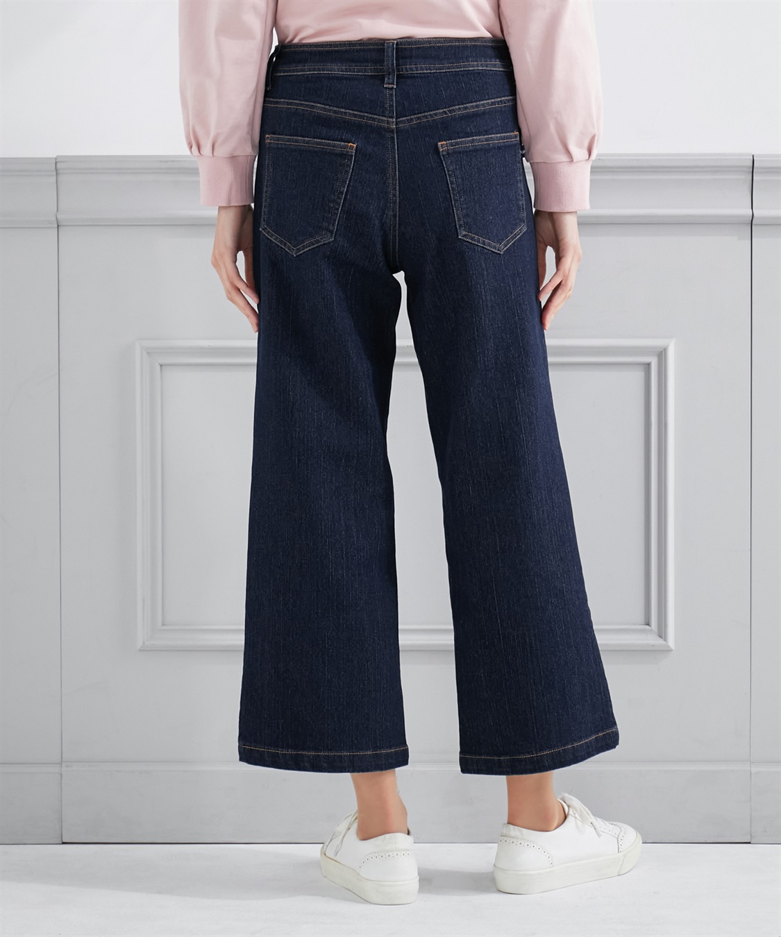 Petit Honfleur デニムワイドパンツ_sub_2