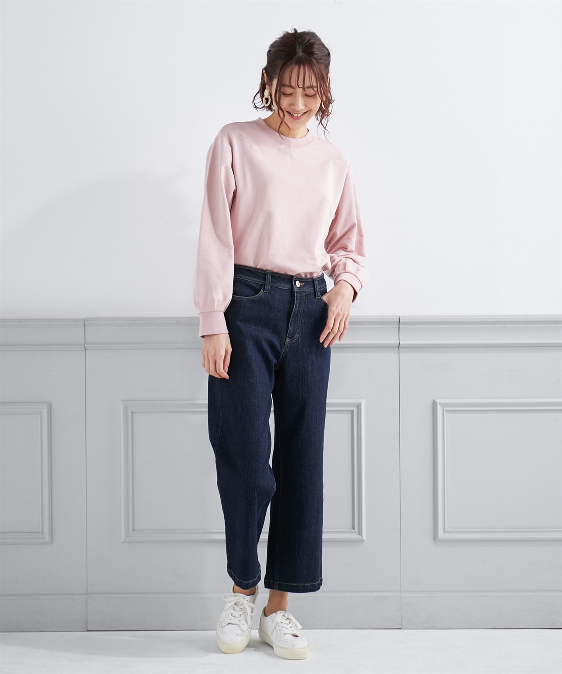 Petit Honfleur デニムワイドパンツ_sub_8