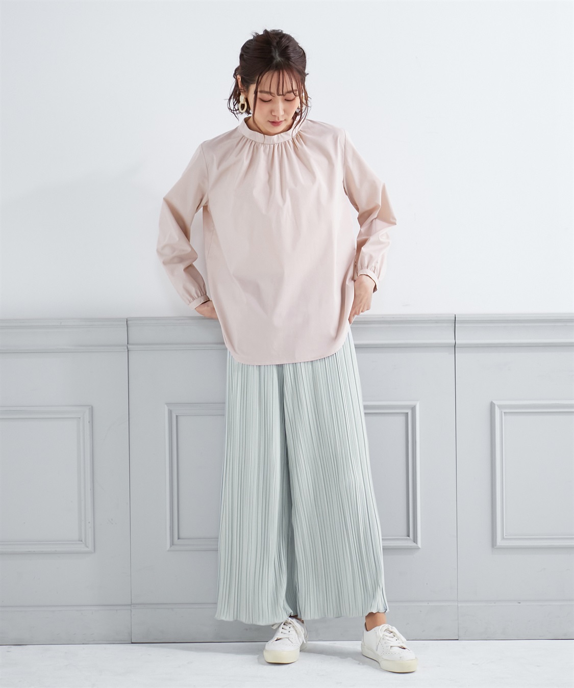 Petit Honfleur プリーツパンツ_sub_6