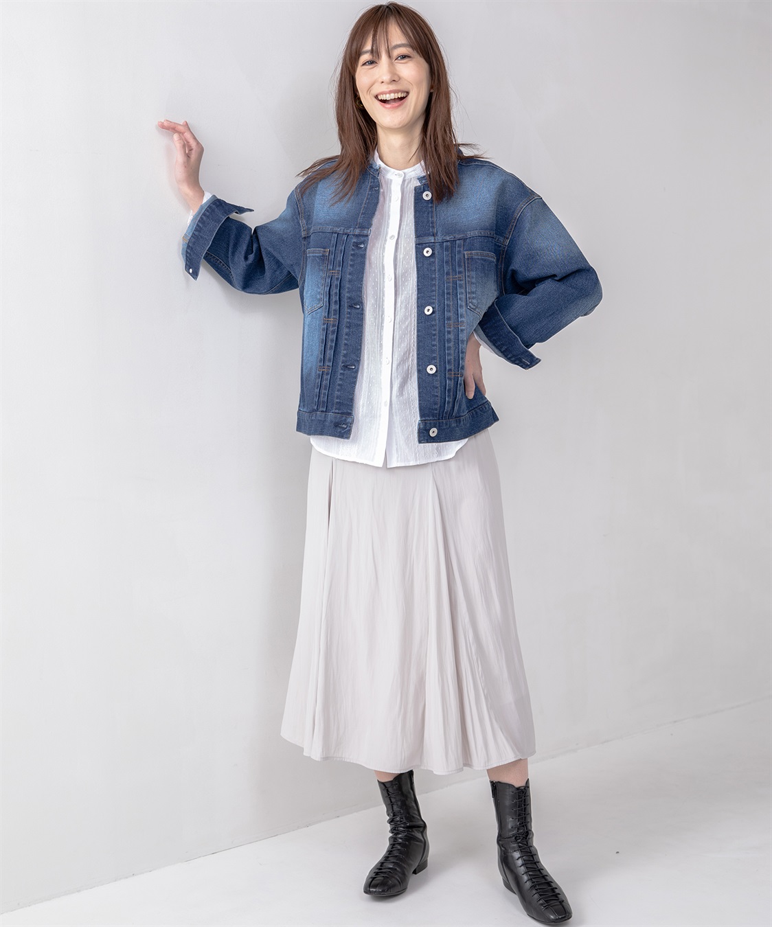 Petit Honfleur マーメイドラインスカート_sub_10