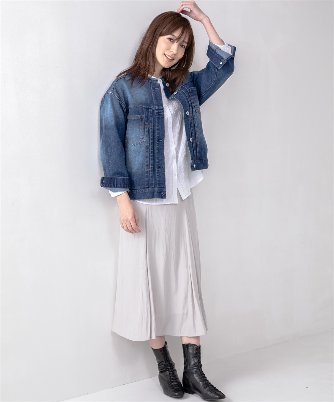 Petit Honfleur マーメイドラインスカート_sub_11