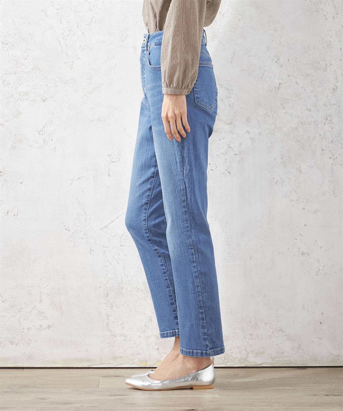 Petit Honfleur 【接触冷感】ストレートデニム_sub_2