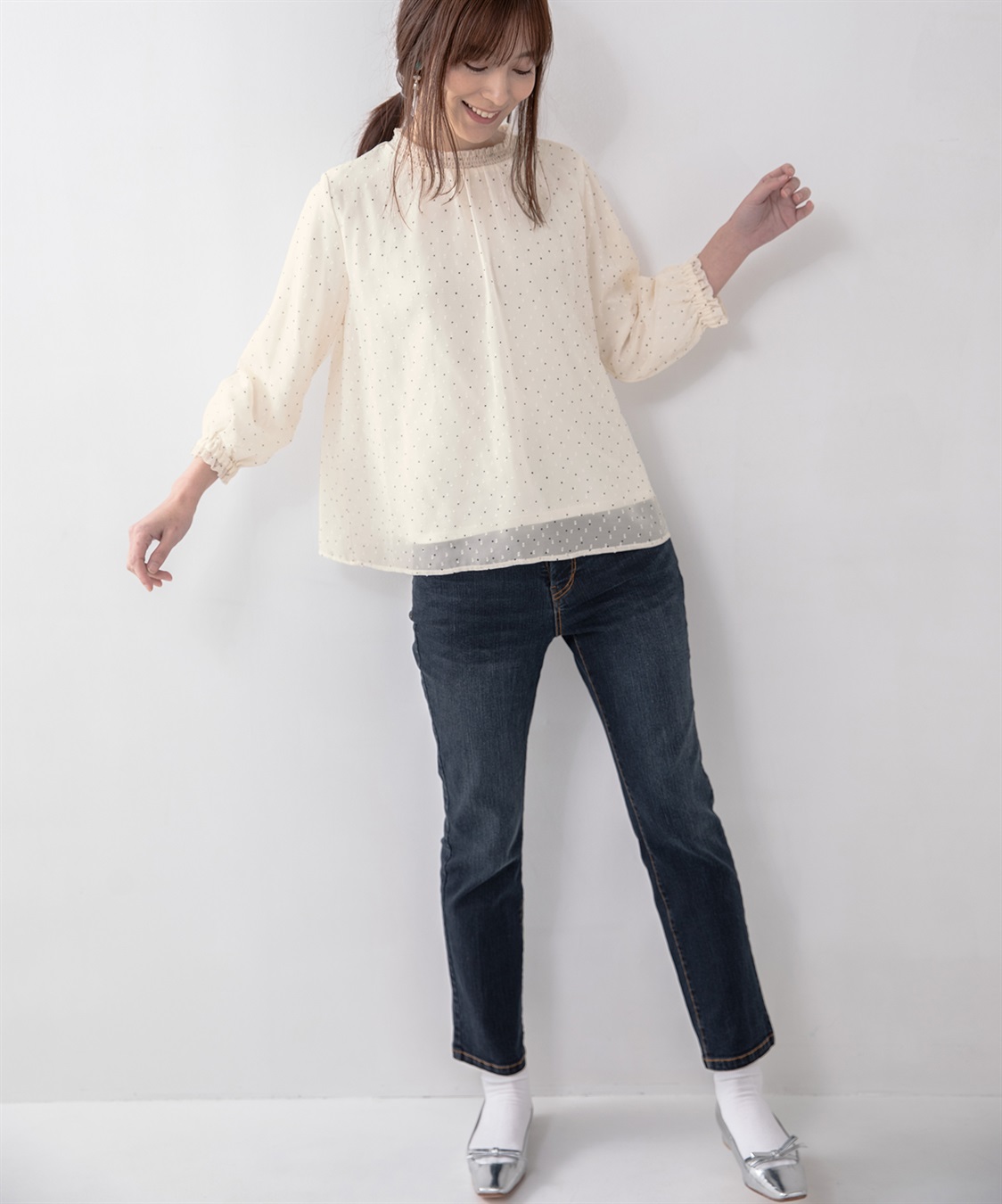 Petit Honfleur 【接触冷感】ストレートデニム_sub_11