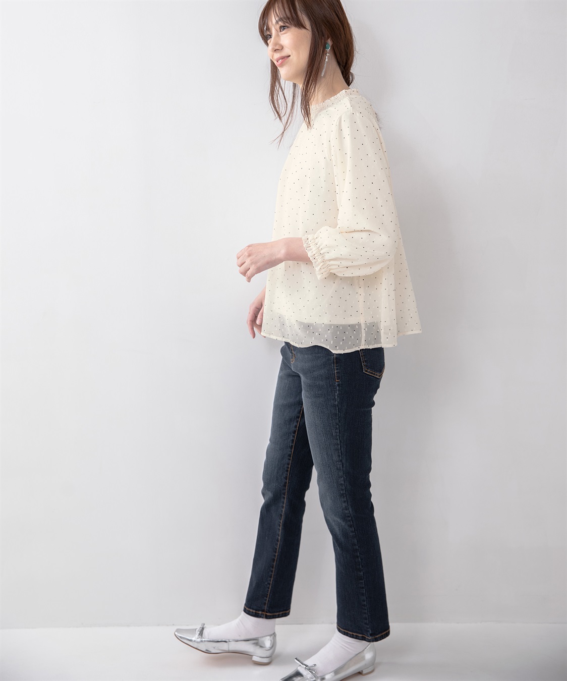 Petit Honfleur 【接触冷感】ストレートデニム_sub_12