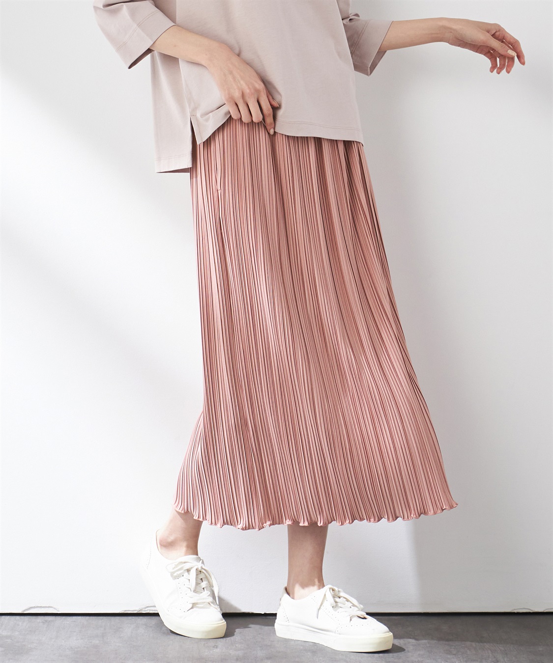 Petit Honfleur プリーツメロウスカート_sub_1