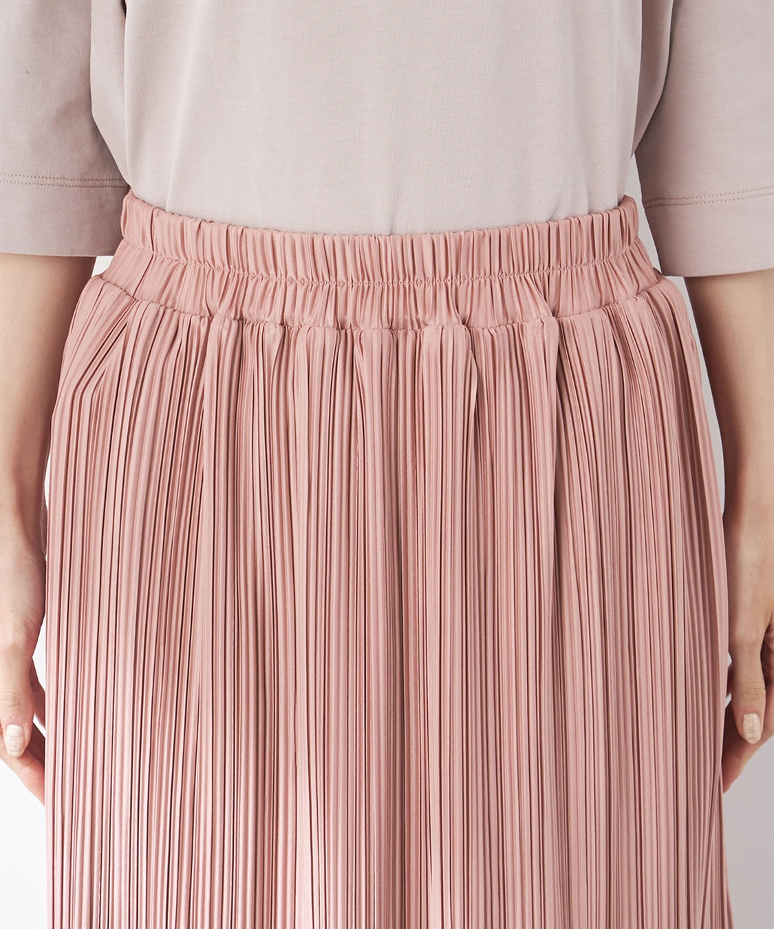 Petit Honfleur プリーツメロウスカート_sub_4