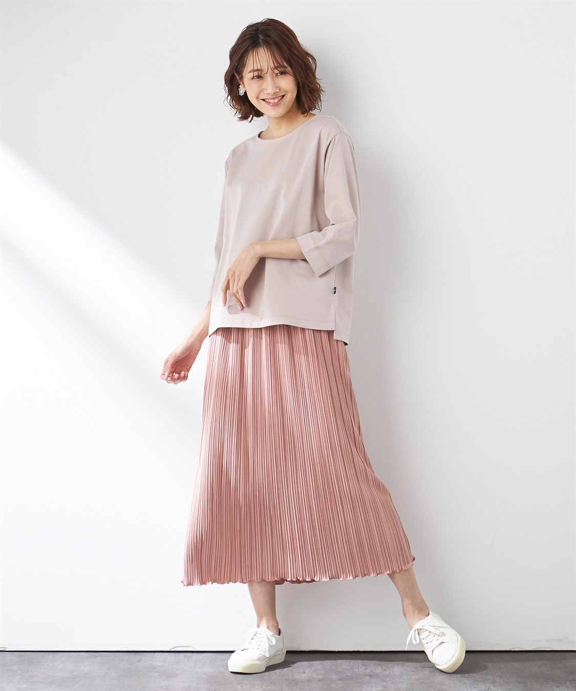 Petit Honfleur プリーツメロウスカート_sub_8