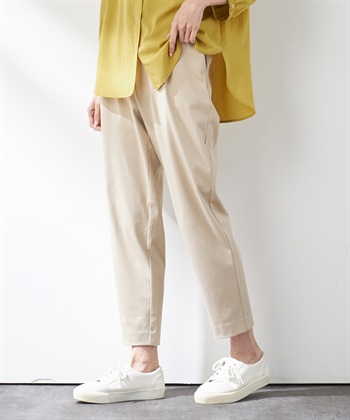 Petit Honfleur 接触冷感ストレッチツイルテーパードパンツ_subthumb_1